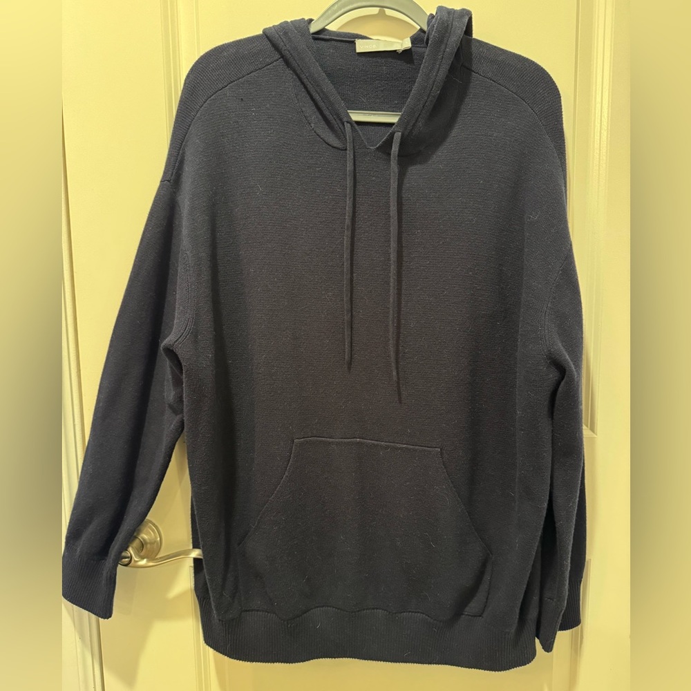 Vince sweater hoodie NWOT size M Navy